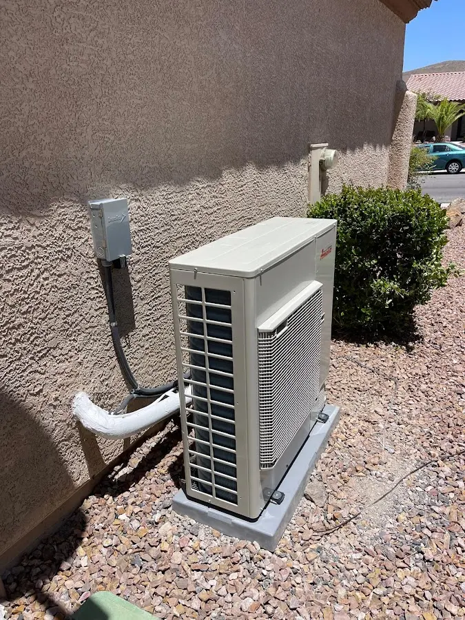 Residential air conditioning condenser unit in Upper Mount Bethel